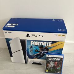 PS5 Slim Disc Edition 1TB Fortnite Bundle CFI 2116+fc26