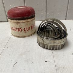 Vintage Cookie Cutters in tin