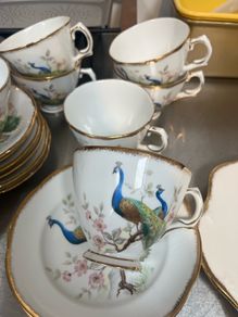 Vintage Royal Tara Fine Bone China Tea Set Service for 6