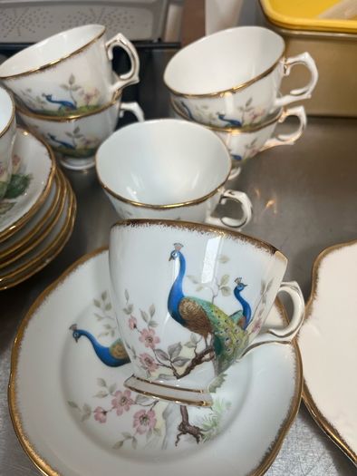 Vintage Royal Tara Fine Bone China Tea Set Service for 6