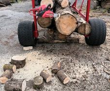 Log arch trailer