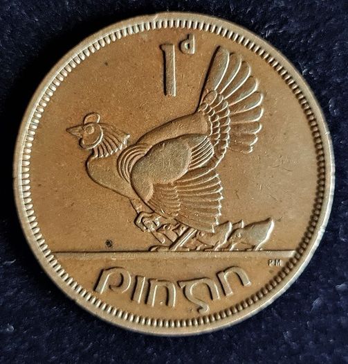 Ireland 1940 Excellent penny coin