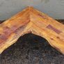 Rustic Driftwood Floating Corner Shelf Image 8