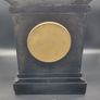 Large Antique Slate Clock With Bell 19th Century Clocks Image 7