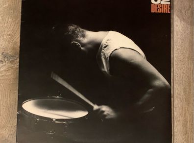 U2 - Desire Original 1988 First Press 12" Gatefold Vinyl single