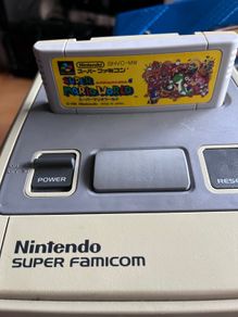 Nintendo Super Famicom Japanese SNES version with boxed Japanese Games Donkey Kong Mario World