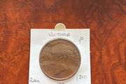 Uk 1 Penny 1854 Unc