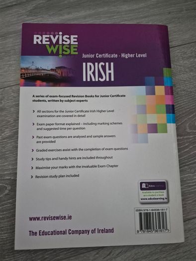 Revise wise and less stress and more success junior cert books