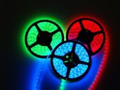 LED Strip Light Package - 5M Flexible Strip + Driver, 3528 SMD, 60 LED/M, IP20 - Available in Blue, Green, Red