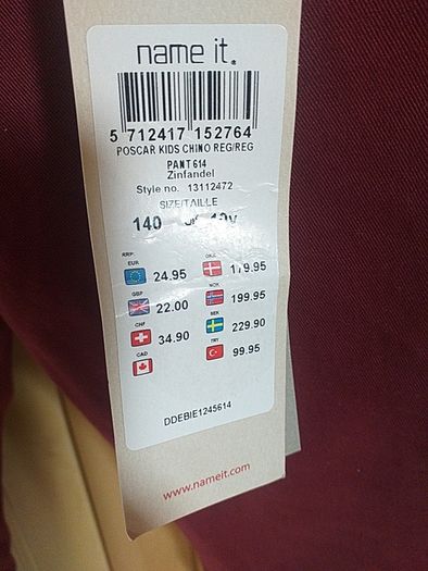 Name it Boys Trousers NEW