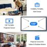 Projector with Projection Screen 1080P Full HD Supported, Upgraded 6500 Lux Video Projector Compatible with TV Stick PS4 HDMI USB AV (FREE POSTAGE) Image 6