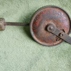 Antique  Hand Drill Bit with Shoulder