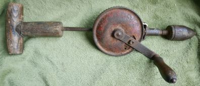 Antique  Hand Drill Bit with Shoulder