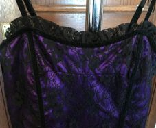 New Purple/Black Lace Dress
