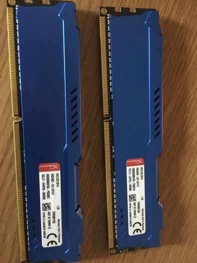 HyperX 2x4gb DDR3 1600Mhz