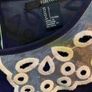FOREVER21 Navy Embroidery Applique Collar size L Image 3