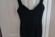 Black strap dress size 8