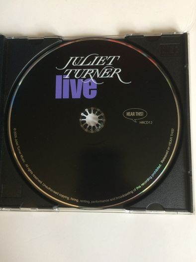Juliet Turner [2005] Juliet Turner Live (CD Album)
