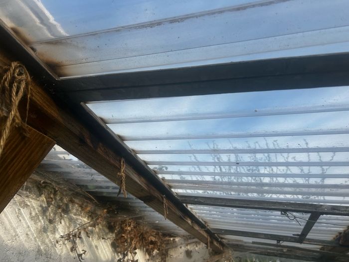 Lean-to Steel framed Greenhouse 3m x 1.5m