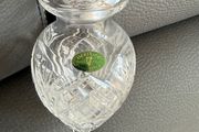 Heritage Irish Crystal small bulbous crystal vase.