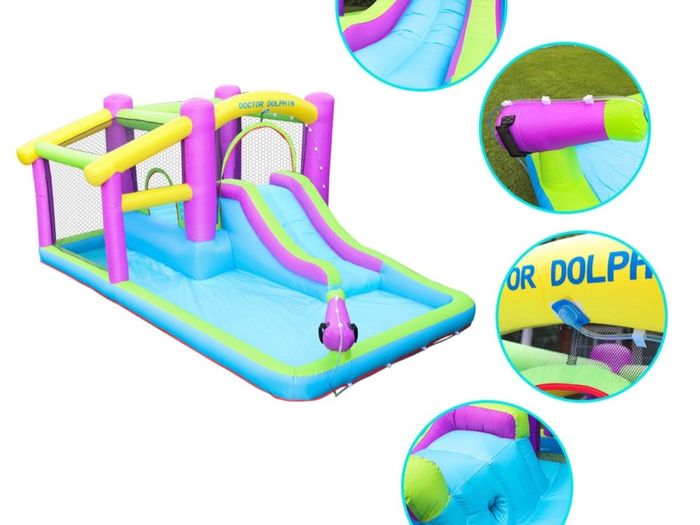 Bouncy castles, slides, sw/pool