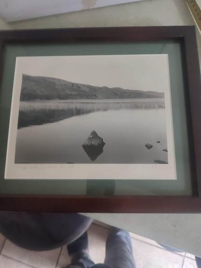 Paul Ingles Signed Print Of Lake, Co .kerry, Nov. 05