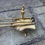 Antique Brass Fire tool set Image 2