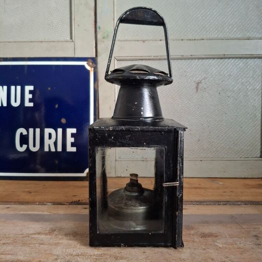 1950s British Railways Metal Handlamp