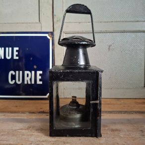 1950s British Railways Metal Handlamp