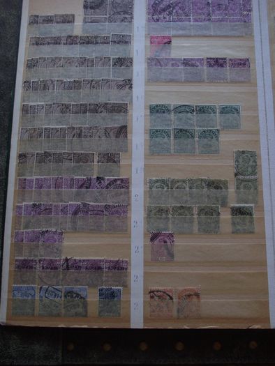 A nice collection of Stamps from India, presented in the stock book