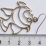 Vintage 925 Sterling Silver Fish Earrings Image 8