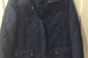 Navy Quilted  Jacket