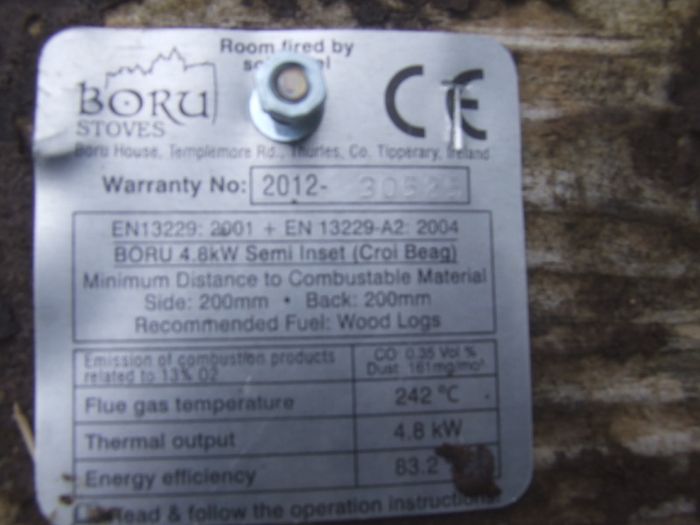 boru insert stove