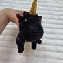 Ty Beanie Boos Grindal Black Dragon Plush approx. 6" Used Please see photos Image 3