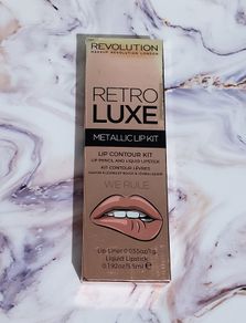 Revolution Retro Luxe Metallic Lip Kit - We Rule - New