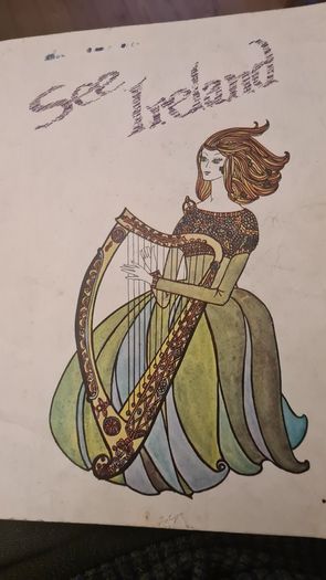 1966 See Ireland Adevrtising Tourist Book. The Scenic, Cultural And History. First Edition. Large Volume Book In Very Good Condition.