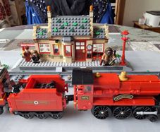 Retired Lego Bundle: Hogwarts Express Train Set with Hogsmeade Station #76423 & Lego Trains 40th Anniversary Set #40370