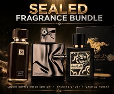 Brand New Fragrance Bundle - Liquid Brun Limited Edition - Spectre Ghost - Qaed Al Fursan