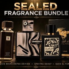 Brand New Fragrance Bundle - Liquid Brun Limited Edition - Spectre Ghost - Qaed Al Fursan