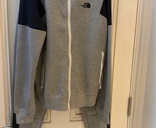 Grey & Black Full Tracksuit Set Size Small