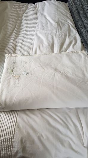 Mamas and papas nursery set quilt, bumper, sleep bag, curtains, changing mat & accessories