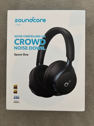 SOUNDCORE Space One Wireless Noise-Cancelling Headphones - Black