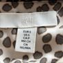 Animal print blouse - cream and black Image 7