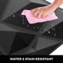 50x50cm 3D Wall Panel Self-Adhesive Tile White/Black 13Pcs Tiles PVC Wall Decorative Home Living Room Kitchen TV Backdrop Image 4