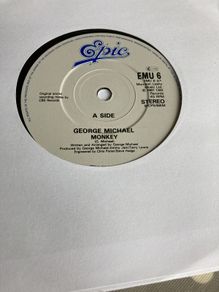 George Michael Vinyl single - Monkey