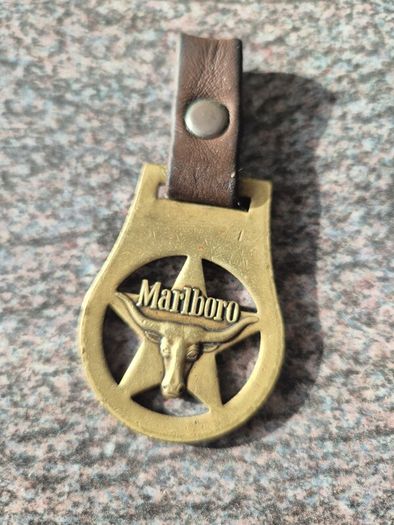 Marlboro Keychain Solid Brass