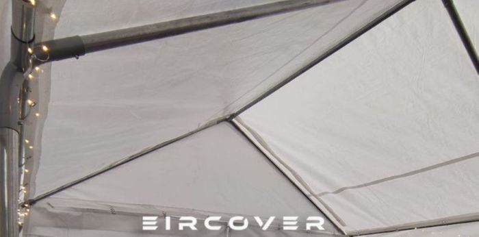 Heavy Duty Marquee 3m x 6m PVC with Ground Bars