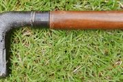 Vintage HORSE HEAD Walking Stick Brass Handle