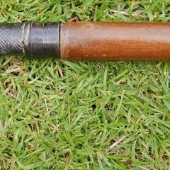 Vintage HORSE HEAD Walking Stick Brass Handle