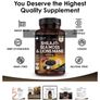 New Leaf Shilajit, Sea Moss and Lions Mane 120 Capsules Image 2